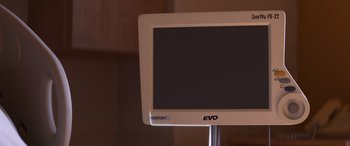 Movie still from “Soul” (2020), directed by Kemp Powers – The back of a television screen; Extreme Close Up shot, Low angle