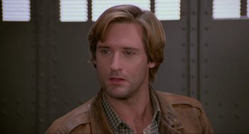 Movie still from “Spaceballs” (1987), directed by Mel Brooks – A person with long hair; Close Up shot, Low angle