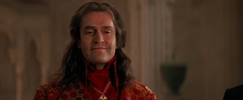 Movie still from “Stardust” (2007), directed by Matthew Vaughn – A person with long hair; Close Up shot, Low angle