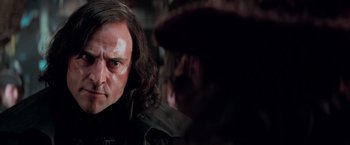 Movie still from “Stardust” (2007), directed by Matthew Vaughn – A person with long brown hair; Close Up shot, Over the shoulder angle
