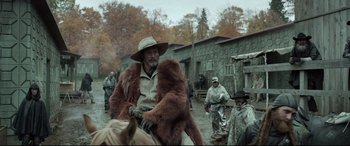 Movie still from “Chaos Walking” (2021), directed by Doug Liman – Medium shot, Low angle