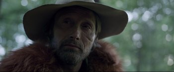 Movie still from “Chaos Walking” (2021), directed by Doug Liman – Close Up shot, Over the shoulder angle