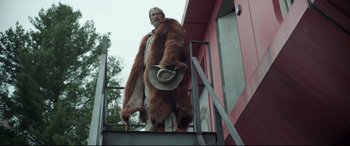 Movie still from “Chaos Walking” (2021), directed by Doug Liman – Medium shot, Low angle