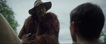 Movie still from “Chaos Walking” (2021), directed by Doug Liman – Close Up shot, Over the shoulder angle