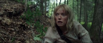 Movie still from “Chaos Walking” (2021), directed by Doug Liman – Close Up shot, Low angle