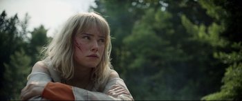 Movie still from “Chaos Walking” (2021), directed by Doug Liman – Close Up shot, Low angle