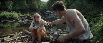 Movie still from “Chaos Walking” (2021), directed by Doug Liman – Medium shot, Low angle