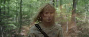 Movie still from “Chaos Walking” (2021), directed by Doug Liman – Close Up shot, Low angle