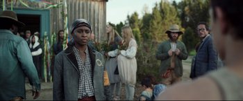 Movie still from “Chaos Walking” (2021), directed by Doug Liman – Medium shot, Over the shoulder angle