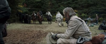 Movie still from “Chaos Walking” (2021), directed by Doug Liman – Medium shot, Over the shoulder angle