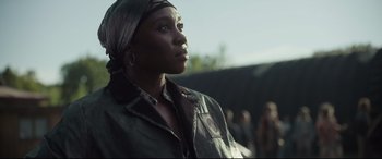 Movie still from “Chaos Walking” (2021), directed by Doug Liman – Close Up shot, Over the shoulder angle