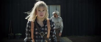 Movie still from “Chaos Walking” (2021), directed by Doug Liman – Medium shot, Over the shoulder angle