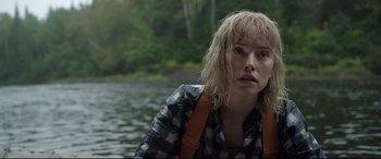 Movie still from “Chaos Walking” (2021), directed by Doug Liman – Close Up shot, Over the shoulder angle