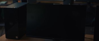 Movie still from “Summering” (2022), directed by James Ponsoldt – A television screen with a black background; Extreme Close Up shot, High angle