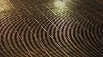 Movie still from “Summertime” (2020), directed by Carlos López Estrada – View of a floor grate; Extreme Close Up shot, Overhead angle