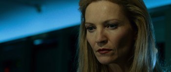 Movie still from “The Bourne Supremacy” (2004), directed by Paul Greengrass – A person with long blonde hair; Close Up shot, Low angle