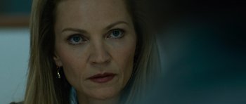 Movie still from “The Bourne Supremacy” (2004), directed by Paul Greengrass – A person with blue eyes; Close Up shot, Over the shoulder angle