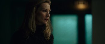 Movie still from “The Bourne Supremacy” (2004), directed by Paul Greengrass – A person with long blonde hair; Close Up shot, Low angle