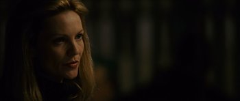 Movie still from “The Bourne Supremacy” (2004), directed by Paul Greengrass – A person with long hair; Close Up shot, Over the shoulder angle