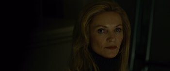 Movie still from “The Bourne Supremacy” (2004), directed by Paul Greengrass – A person with long blonde hair; Close Up shot, Low angle