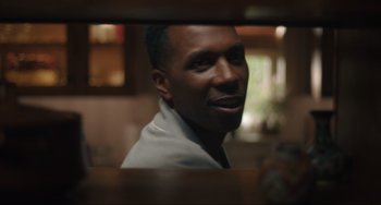 Movie still from “The Exorcist: Believer” (2023), directed by David Gordon Green – A person looking at a mirror; Close Up shot, Low angle