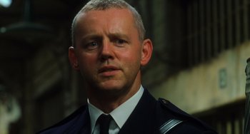 Movie still from “The Green Mile” (1999), directed by Frank Darabont – A person wearing a uniform; Close Up shot, Low angle