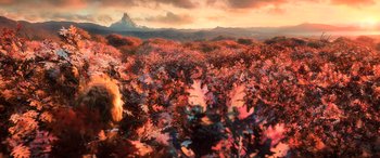 Movie still from “The Hobbit: The Desolation of Smaug” (2013), directed by Peter Jackson – Extreme Wide shot, High angle