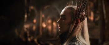 Movie still from “The Hobbit: The Desolation of Smaug” (2013), directed by Peter Jackson – Close Up shot, Low angle