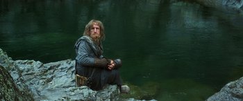 Movie still from “The Hobbit: The Desolation of Smaug” (2013), directed by Peter Jackson – Medium shot, Low angle