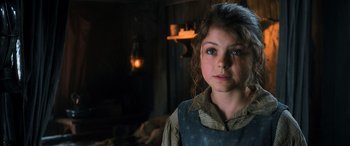 Movie still from “The Hobbit: The Desolation of Smaug” (2013), directed by Peter Jackson – Close Up shot, Over the shoulder angle