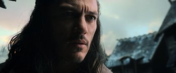 Movie still from “The Hobbit: The Desolation of Smaug” (2013), directed by Peter Jackson – Close Up shot, Low angle