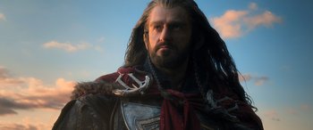 Movie still from “The Hobbit: The Desolation of Smaug” (2013), directed by Peter Jackson – Close Up shot, Low angle