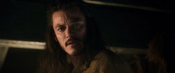 Movie still from “The Hobbit: The Desolation of Smaug” (2013), directed by Peter Jackson – Close Up shot, Over the shoulder angle