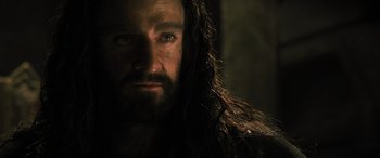 Movie still from “The Hobbit: The Desolation of Smaug” (2013), directed by Peter Jackson – Close Up shot, Low angle