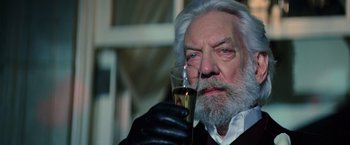 Movie still from “The Hunger Games: Catching Fire” (2013), directed by Francis Lawrence – Close Up shot, Low angle