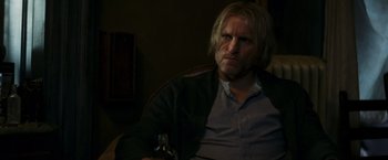 Movie still from “The Hunger Games: Catching Fire” (2013), directed by Francis Lawrence – Close Up shot, Over the shoulder angle