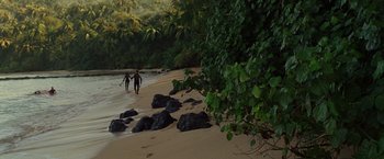 Movie still from “The Hunger Games: Catching Fire” (2013), directed by Francis Lawrence – Extreme Wide shot, High angle