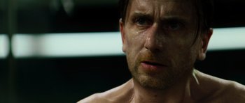 Movie still from “The Incredible Hulk” (2008), directed by Louis Leterrier – A person with a beard; Close Up shot, Low angle