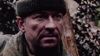 Movie still from “Dog Soldiers” (2002), directed by Neil Marshall – Close Up shot, Low angle