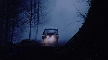 Movie still from “Dog Soldiers” (2002), directed by Neil Marshall – Wide shot, High angle