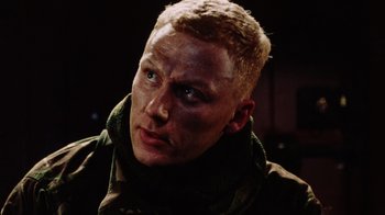 Movie still from “Dog Soldiers” (2002), directed by Neil Marshall – Close Up shot, Low angle