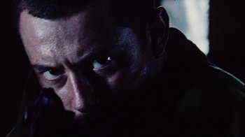 Movie still from “Dog Soldiers” (2002), directed by Neil Marshall – Extreme Close Up shot, Low angle