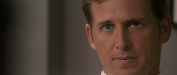 Movie still from “The Lincoln Lawyer” (2011), directed by Brad Furman – A man's blue eyes; Close Up shot, Over the shoulder angle
