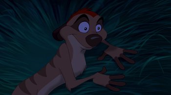 Movie still from “The Lion King” (1994), directed by Rob Minkoff – Medium shot, High angle