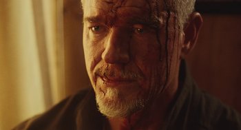 Movie still from “Euphoria” (2019), created by Sam Levinson – A person with a beard; Close Up shot, Low angle