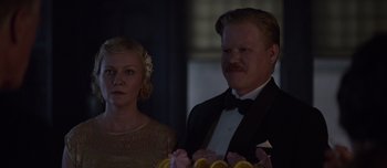 Movie still from “The Power of the Dog” (2021), directed by Jane Campion – A man and a woman standing next to each other; Close Up shot, Low angle