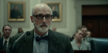 Movie still from “Dopesick” (2021), directed by Danny Strong – Close Up shot, Over the shoulder angle