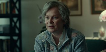 Movie still from “Dopesick” (2021), directed by Danny Strong – Close Up shot, Over the shoulder angle