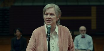 Movie still from “Dopesick” (2021), directed by Danny Strong – Close Up shot, Low angle