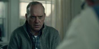 Movie still from “Dopesick” (2021), directed by Danny Strong – Close Up shot, Over the shoulder angle